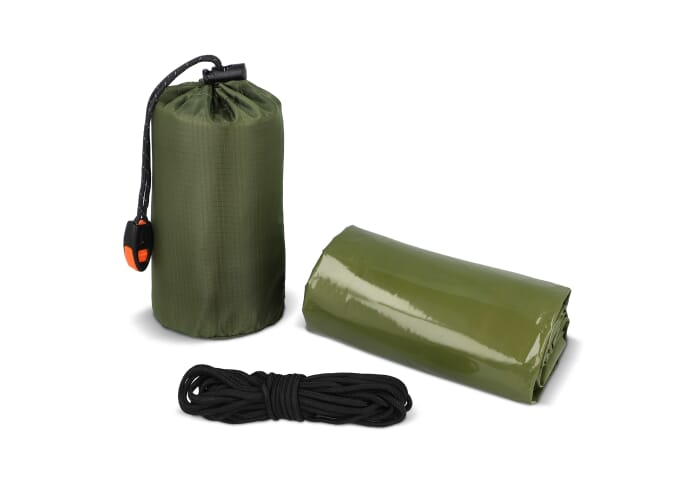 Tente de survie promotionnelle compacte Dried Green